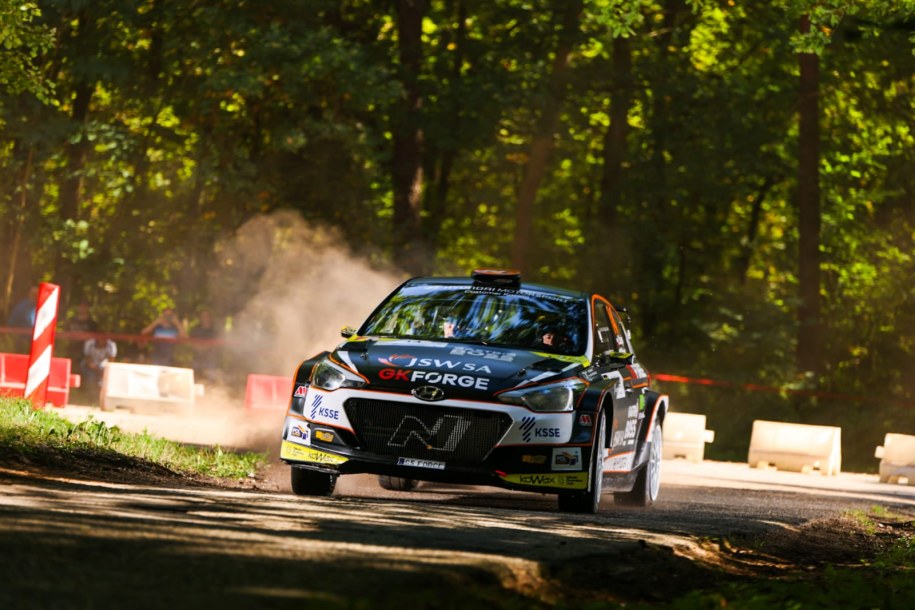 Jarosław i Marcin Szejowie na trasach Rajdu Wisły /Materiały prasowe