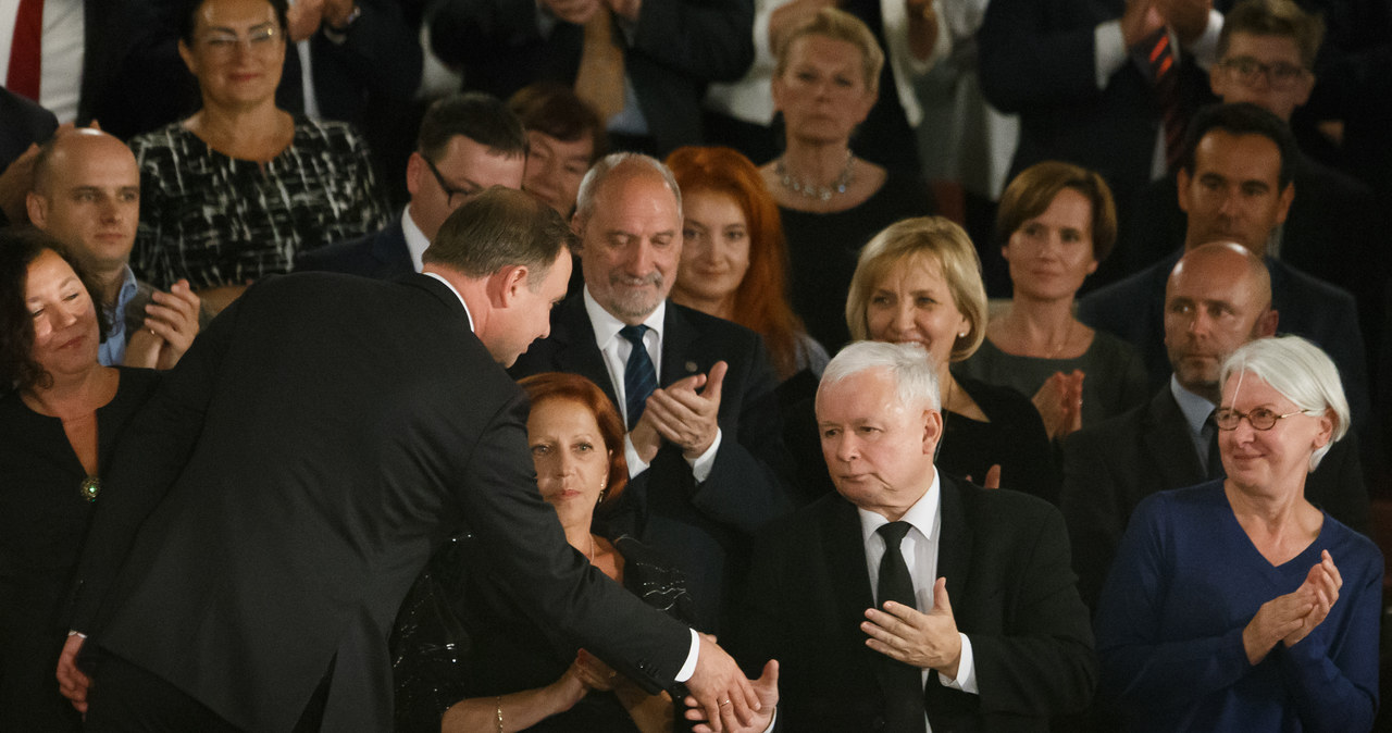 Jarosław Kaczyński i Andrzej Duda /Krystian Maj /Agencja FORUM