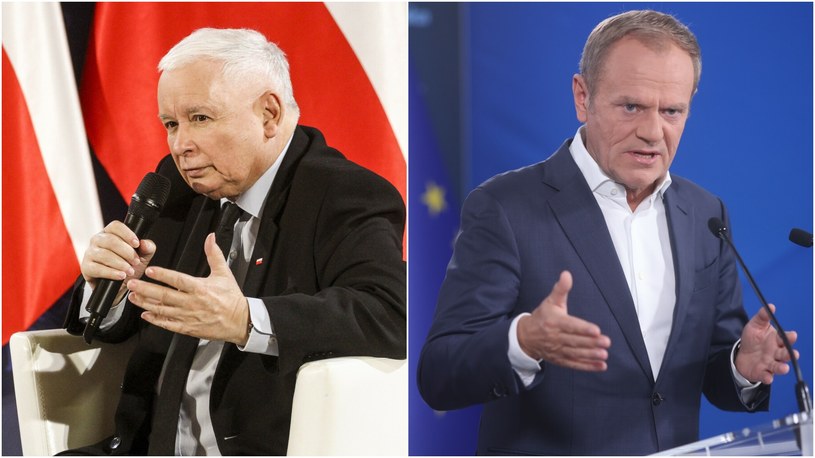Jarosław Kaczyński i Donald Tusk /Artur Szczepanski, Andrzej Iwańczuk /East News