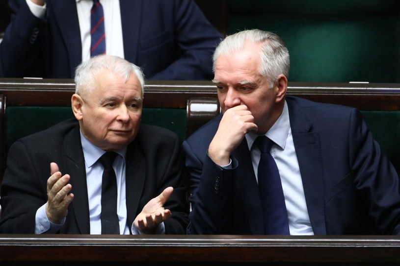 Jarosław Kaczyński i Jarosław Gowin /STANISLAW KOWALCZUK /East News