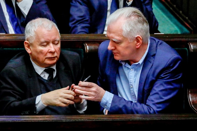 Jarosław Kaczyński i Jarosław Gowin /Piotr Molecki /East News