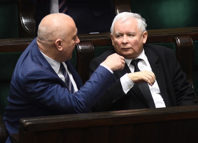Jarosław Kaczyński i Joachim Brudziński /Adam Chelstowski /Agencja FORUM