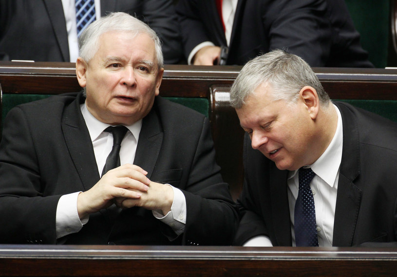 Jarosław Kaczyński i Marek Suski /Stanisław Kowalczuk /East News