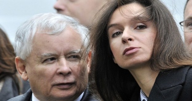 Jarosław Kaczyński i Marta Kaczyńska /East News