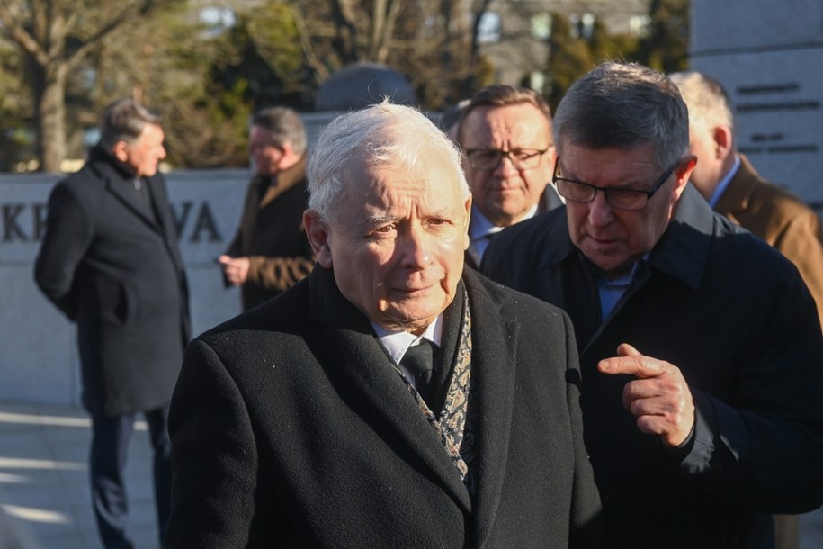 Jarosław Kaczyński i Zbigniew Kuźmiuk /Piotr Nowak /PAP