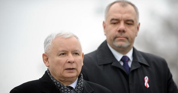 Jarosław Kaczyński (L), Jacek Sasin. Fot. Maciej Gillert East News /Agencja SE/East News