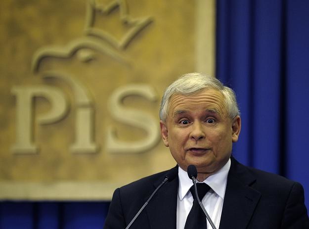Jarosław Kaczyński, lider PiS /AFP