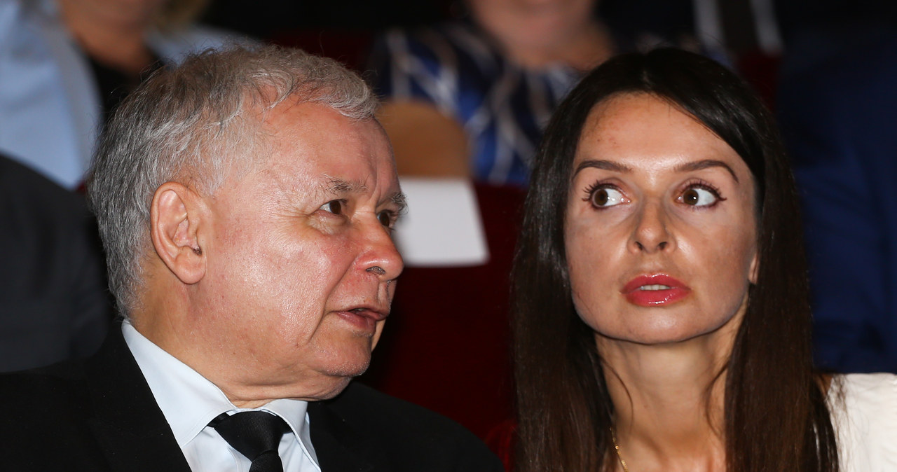 Jarosław Kaczyński, Marta Kaczyńska /Jakub Porzycki /Agencja FORUM