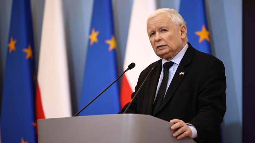 Jarosław Kaczyński na konferencji poświęconej projekcie ustawy o ochronie ludności cywilnej /@MSWiA_GOV_PL /materiały prasowe