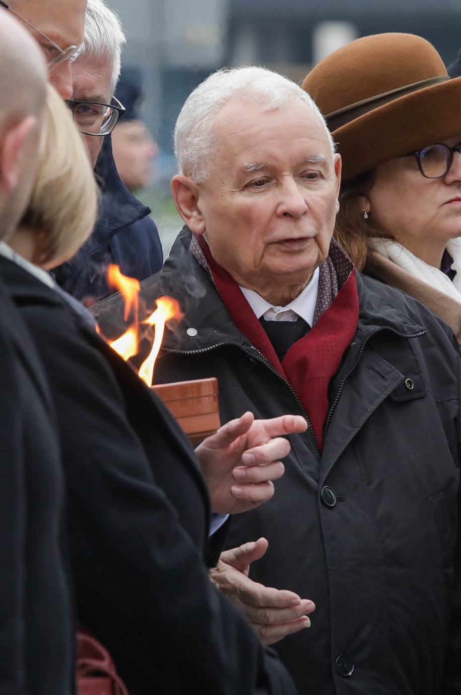 Jarosław Kaczyński na miesięcznicy smoleńskiej /Tomasz Gzell    /PAP