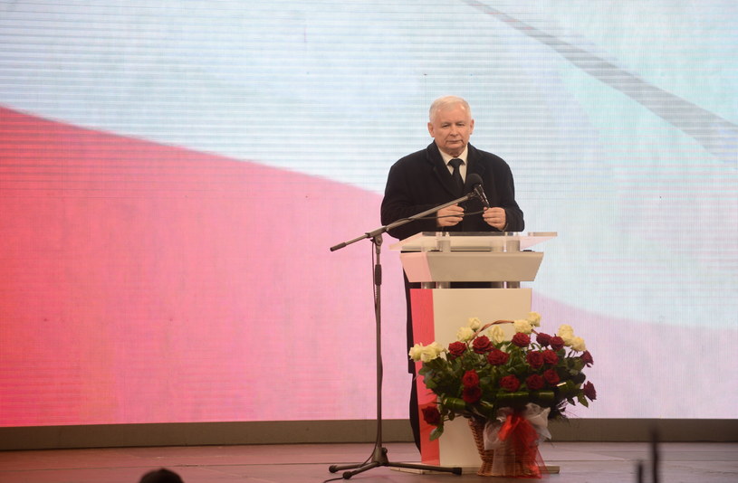 Jarosław Kaczyński podczas Apelu Pamięci /Bartłomiej Zborowski /PAP