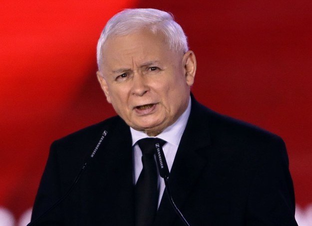 Jarosław Kaczyński podczas konwencji PiS w Katowicach /Zbigniew Meissner /PAP