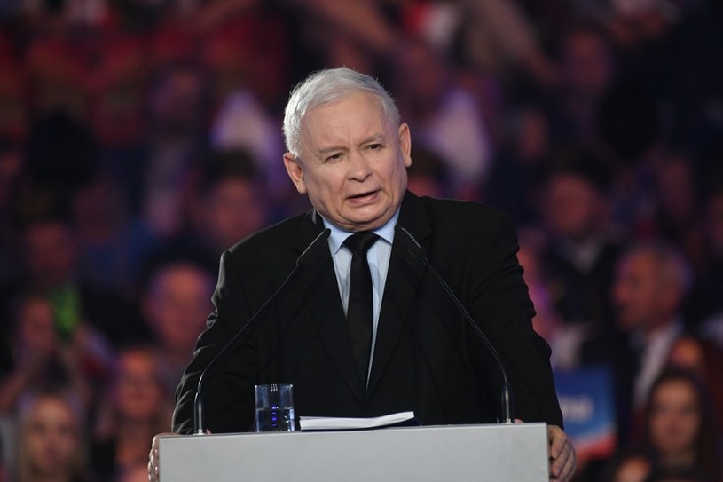 Jarosław Kaczyński podczas konwencji PiS w Lublinie /Jacek Dominski/REPORTER /East News