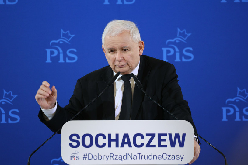 Jarosław Kaczyński, prezes PiS /Jacek Domiński /Reporter