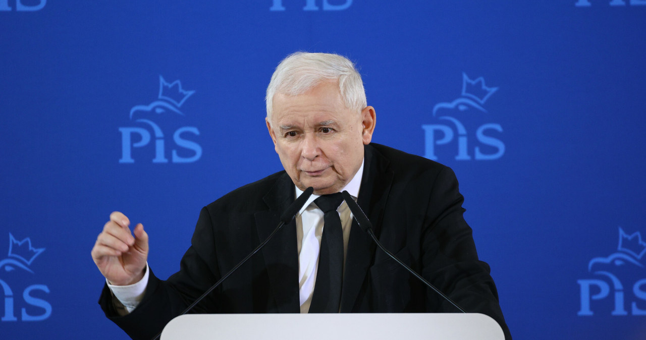 Jarosław Kaczyński, prezes PiS /Jacek Domiński /Reporter