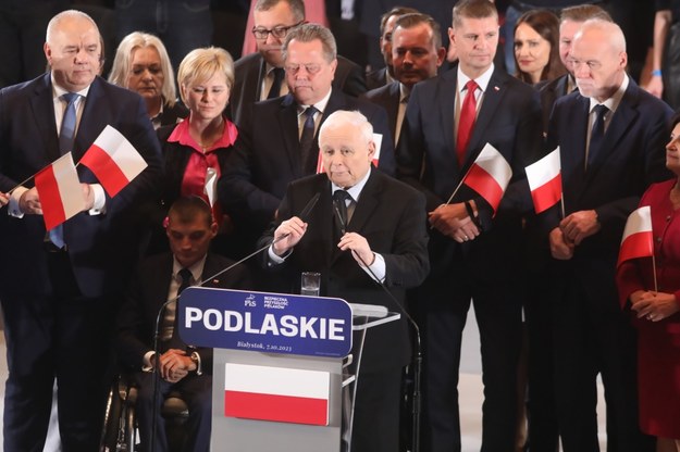 Jarosław Kaczyński w Białymstoku /Artur Reszko /PAP