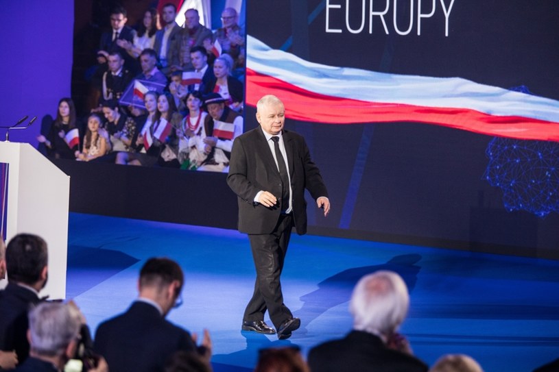 Jarosław Kaczyński w eleganckim niemieckim garniturze /Jan Graczyński /East News