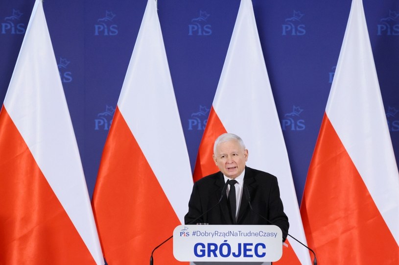 Jarosław Kaczyński w Grójcu /Pawel Wodzynski/East News /East News