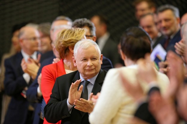 Jarosław Kaczyński w Katowicach / 	Andrzej Grygiel    /PAP