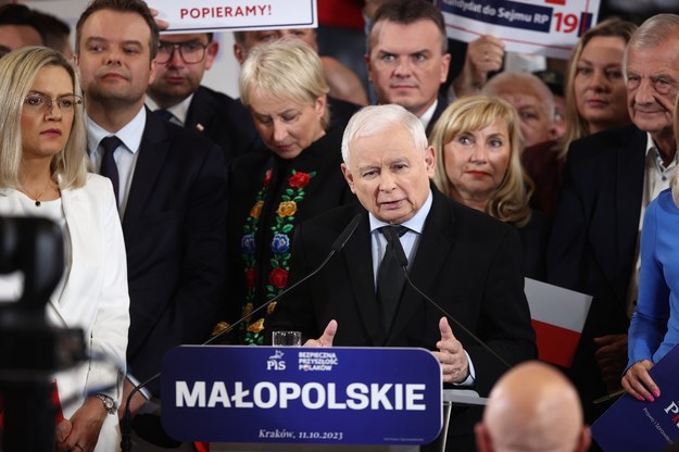 Jarosław Kaczyński w Krakowie /	Łukasz Gągulski /PAP