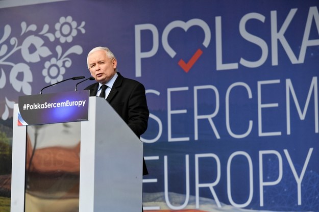 Jarosław Kaczyński w Pułtusku /Piotr Nowak /PAP