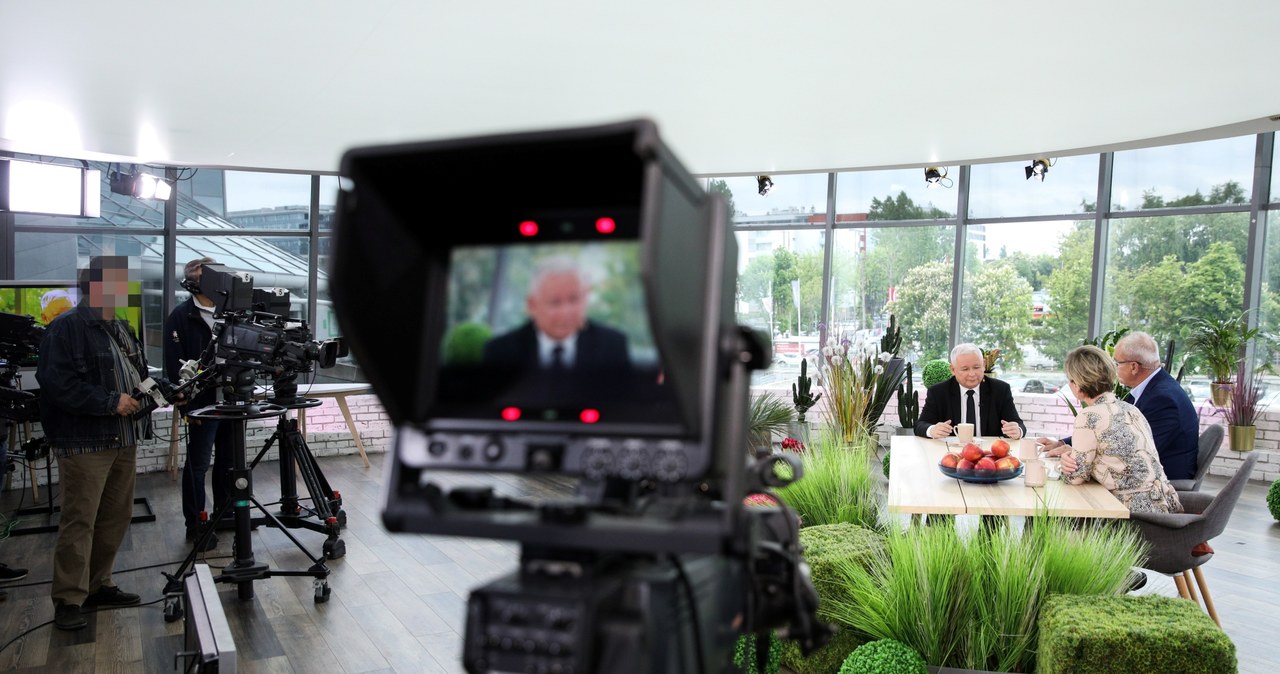 Jarosław Kaczyński w "Pytaniu na śniadanie" / forumgwiazd.com.pl /Agencja FORUM