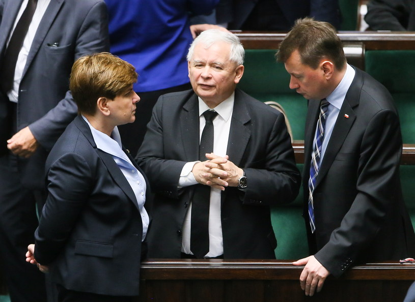 Jarosław Kaczyński w Sejmie /Paweł Supernak /PAP