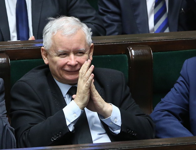Jarosław Kaczyński w Sejmie /Rafał Guz /PAP
