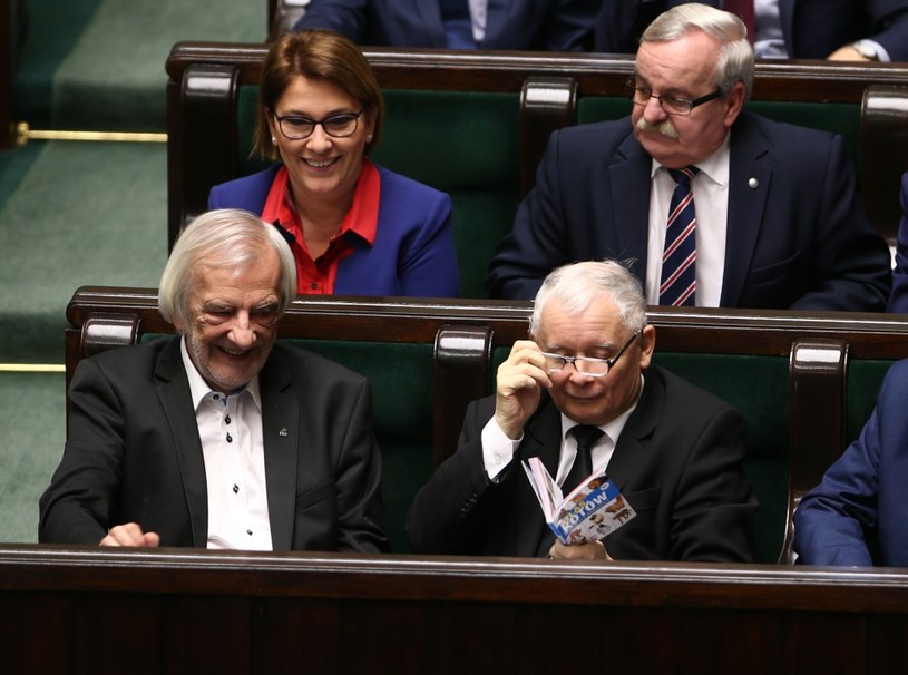 Jarosław Kaczyński w Sejmie /Krystian Maj /Agencja FORUM