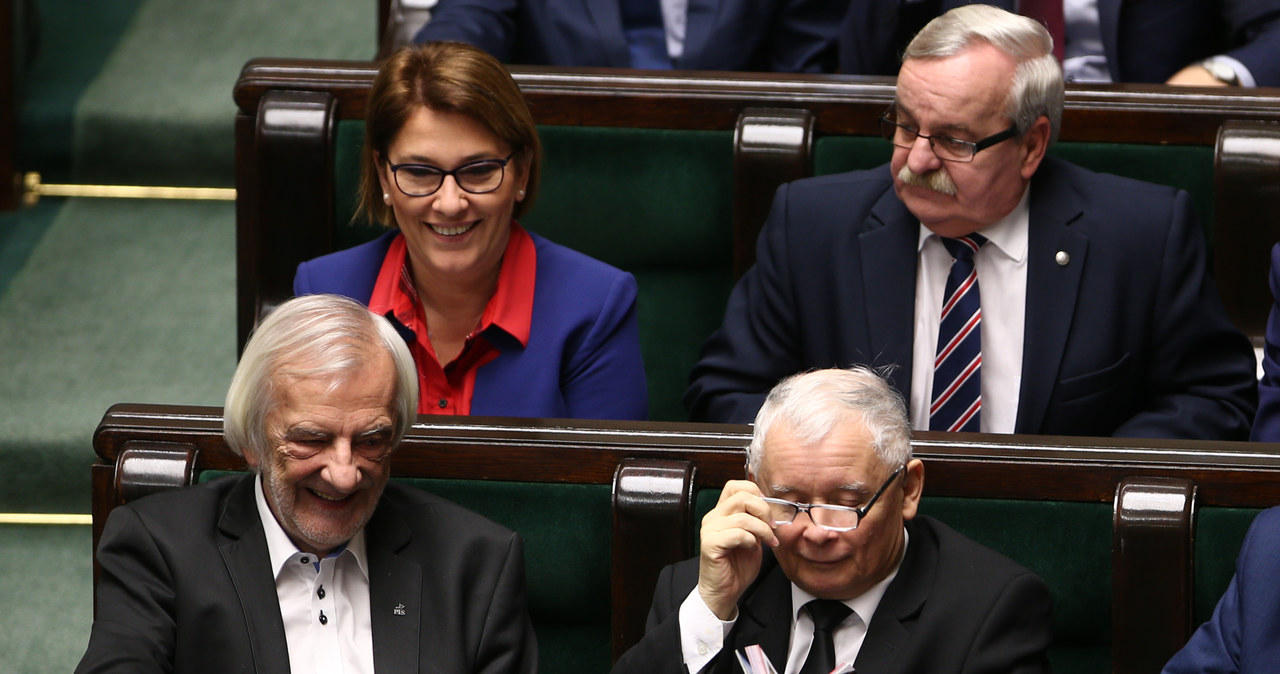 Jarosław Kaczyński w Sejmie /Krystian Maj /Agencja FORUM