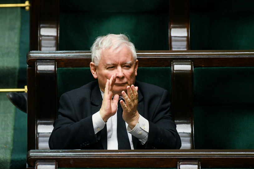 Jarosław Kaczyński w Sejmie /Jacek Dominski/REPORTER /East News