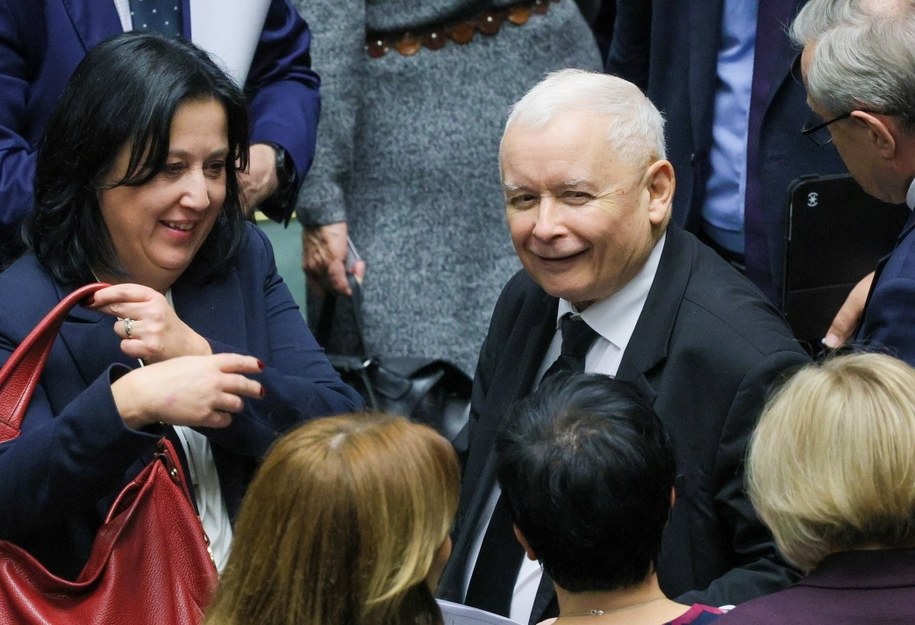 Jarosław Kaczyński w Sejmie /Rafał Guz /PAP