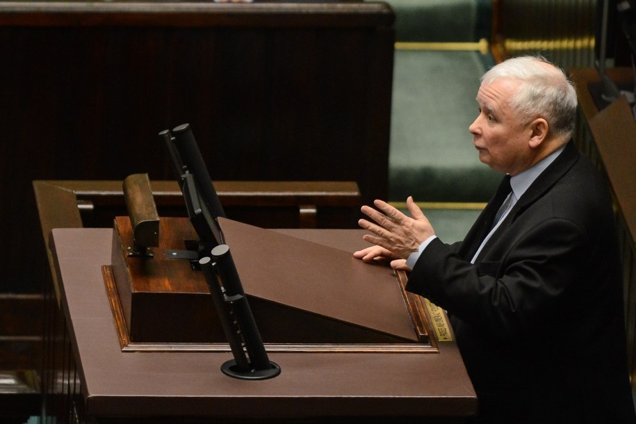 Jarosław Kaczyński / 	Jakub Kamiński    /PAP
