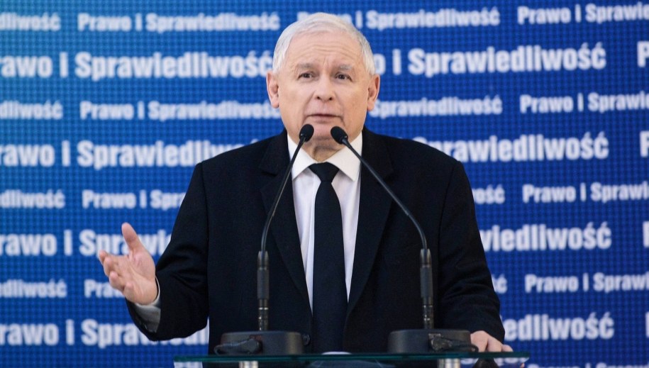 Jarosław Kaczyński / 	Jakub Kamiński    /PAP