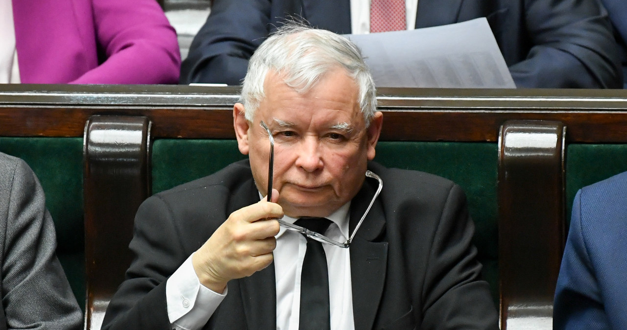 Jarosław Kaczyński /Jacek Dominski/ /Reporter