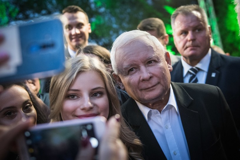Jarosław Kaczyński /Jacek Dominski/ /Reporter