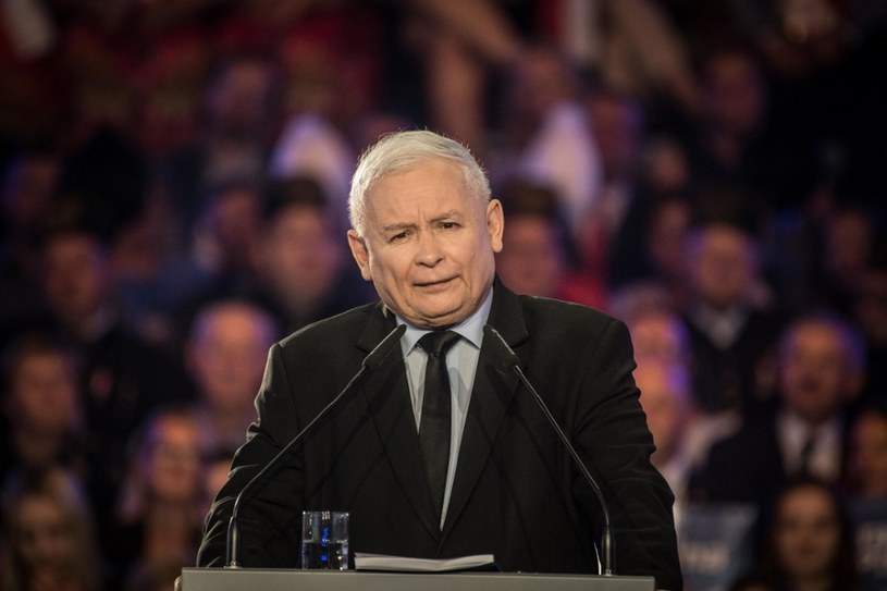 Jarosław Kaczyński /Jacek Dominski/ /Reporter