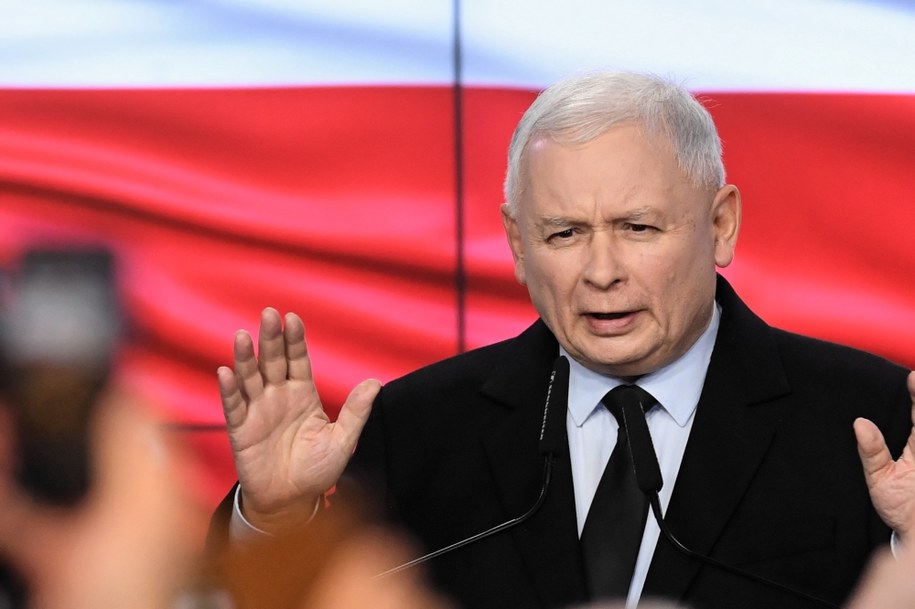 Jarosław Kaczyński / 	Radek Pietruszka   /PAP
