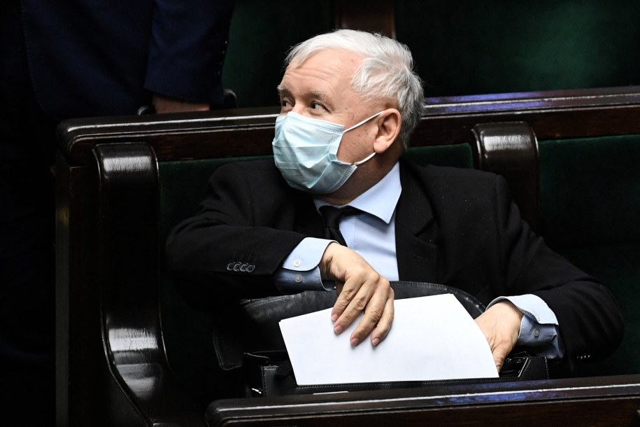Jarosław Kaczyński / 	Radek Pietruszka   /PAP