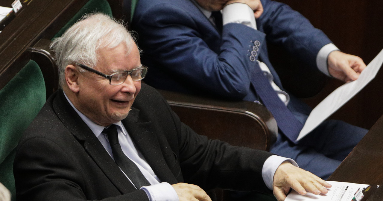 Jarosław Kaczyński /Andrzej Hulimka  /Fotonova