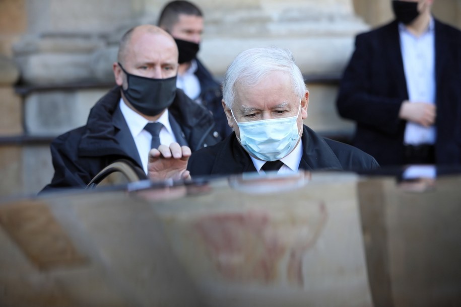 Jarosław Kaczyński / 	Leszek Szymański    /PAP