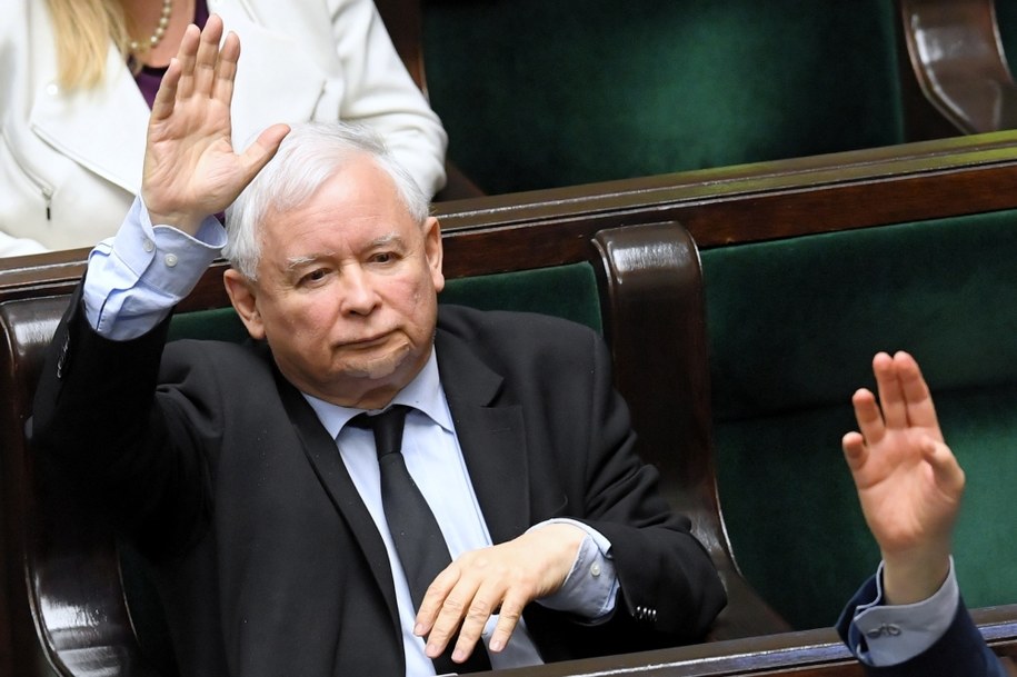 Jarosław Kaczyński /Radosław Pietruszka /PAP