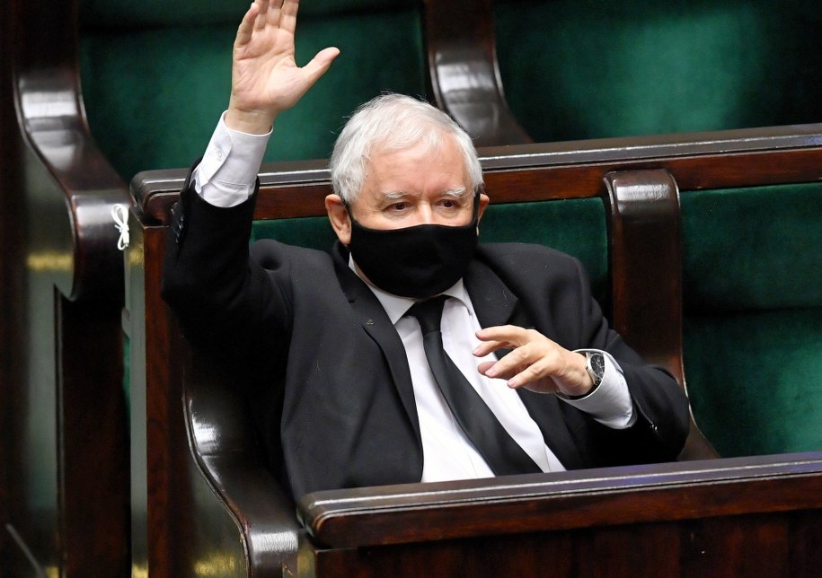 Jarosław Kaczyński / 	Radek Pietruszka   /PAP