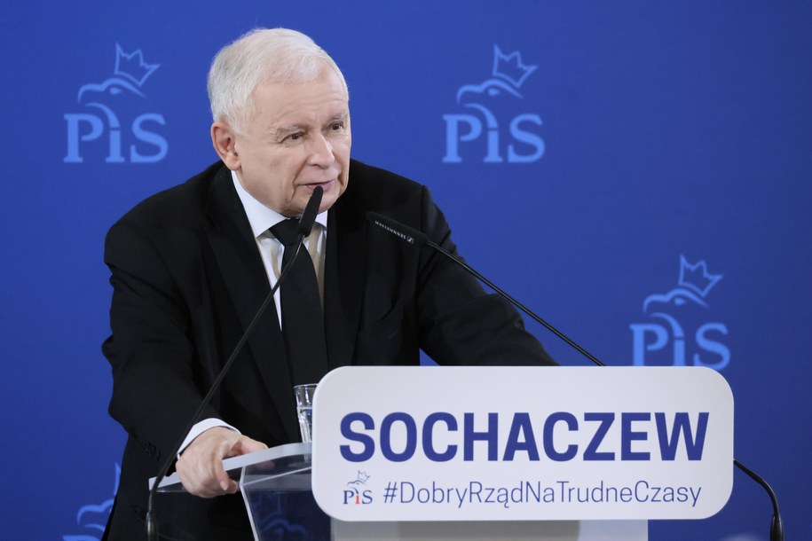 Jarosław Kaczyński / 	Leszek Szymański    /PAP