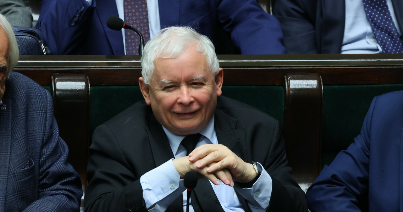 Jarosław Kaczyński /Jacek Dominski/REPORTER /Reporter