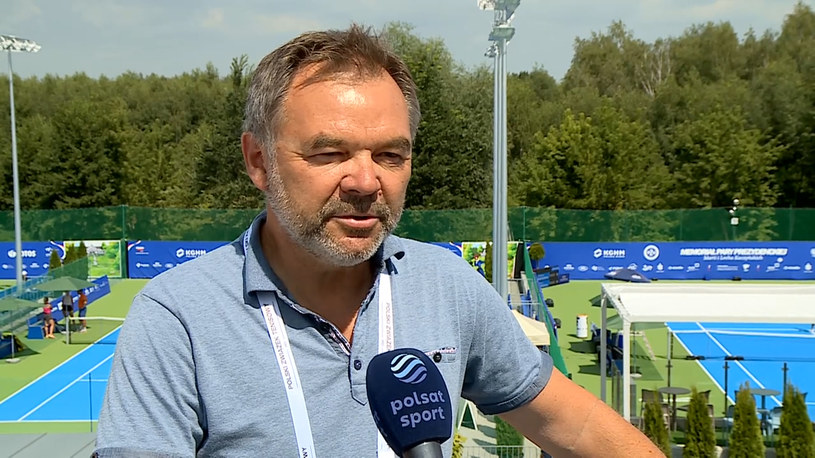 Jarosław Lewandowski o planach rozwoju Akademii Tenisowej Tenis Kozerki. WIDEO (Polsat Sport)