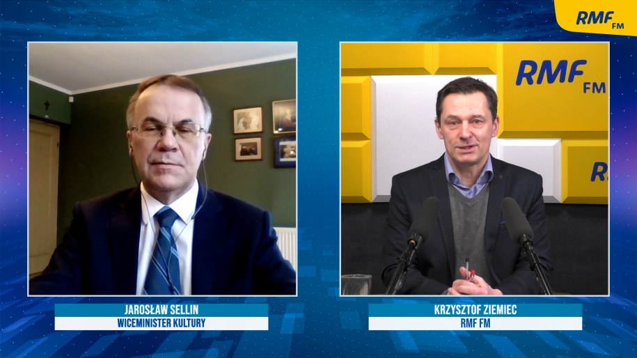 Jarosław Sellin w rozmowie z Krzysztofem Ziemcem w RMF FM /Jakub Rutka /RMF FM