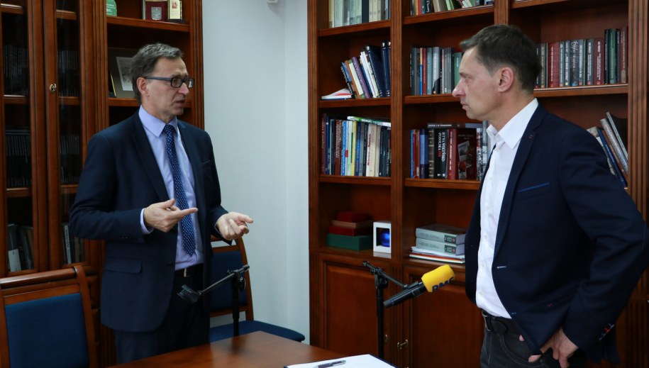 Jarosław Szarek i Krzysztof Ziemiec /Michał Dukaczewski /RMF FM