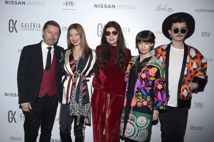 Jarosław Szymczak - dyrektor Galerii Krakowskiej, Ada Fijał, Dorota Wróblewska - organizatorka Fashion Square, Agnieszka Więdłocha, Tobiasz Kujawa /Jacek Kurnikowski /AKPA