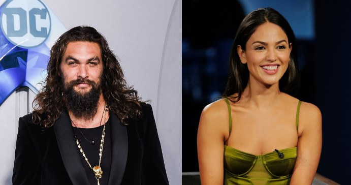 Jason Momoa i Eiza Gonzalez /Randy Holmes/Presley Ann/FilmMagic /Getty Images